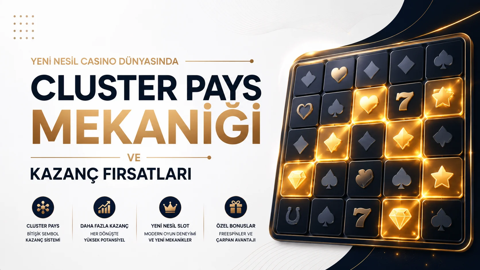 Yeni Nesil Casino Dünyasında Cluster Pays Mekaniği ve Kazanç Fırsatları